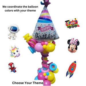 Kids Themed Birthday Balloon Standees