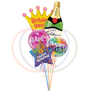 Royal Birthday Bash Balloon Bouquet