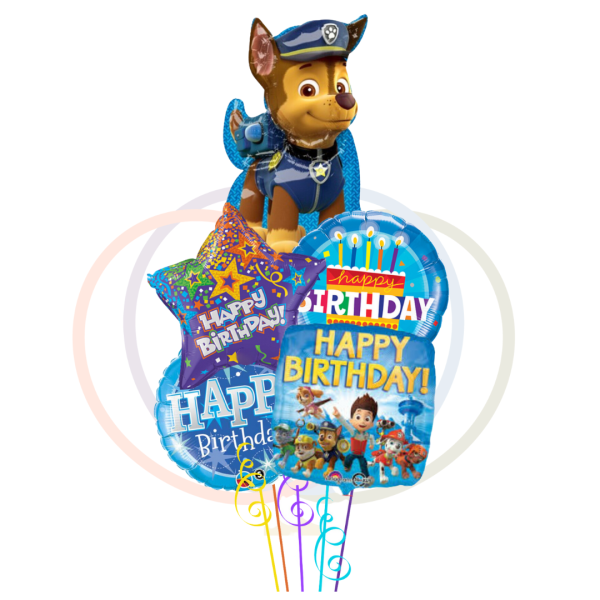 Paw Patrol Adventure Birthday Balloon Bouquet