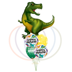Jurassic Joy Dinosaur-Themed Birthday Balloon Bouquet